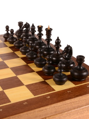 Шахматы Woodgames, махагон