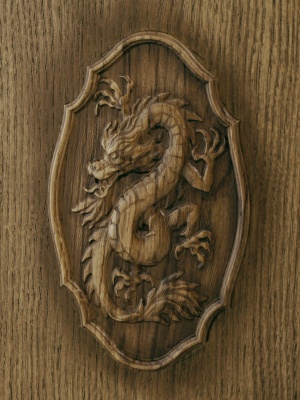 Нарды Китайский дракон, патина